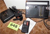 Sony Portable Radio, Car Discman & Voice Recorder