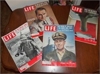 1958 Life Magazines x4