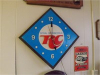 Vintage Pam Diamond RC Cola Clock