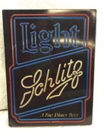 Schlitz Light Beer Lighted Sign