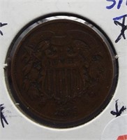 1865 Two Cent Shield.