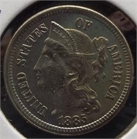 1885 Three Cent.