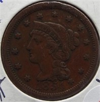 1854 Large Cent.