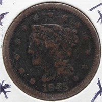 1845 Large Cent.