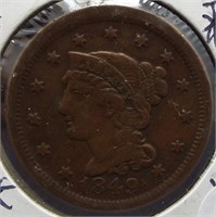 1849 Large Cent.