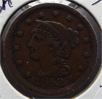1853 Large Cent.