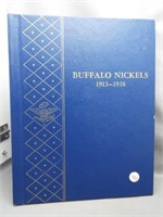 Partial Buffalo Nickel Album 1913-1938-D. Dates: