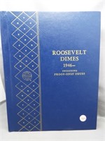 Almost Complete Roosevelt Silver Dime Album