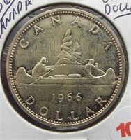 1966 Canadian Silver Dollar.