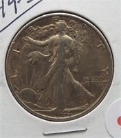 1944-S Walking Liberty Silver Half Dollar.