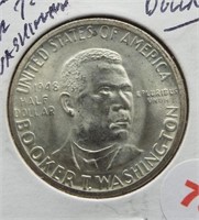 1948-D Booker T. Washington Silver Half Dollar.