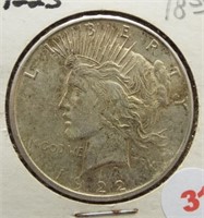 1922-S Peace Silver Dollar.
