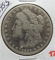 1895-S Morgan Silver Dollar.