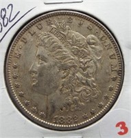 1882 Morgan Silver Dollar.