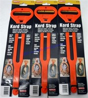 Three Bayco kord straps electric Cord keepers