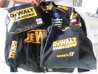 Extra large DeWalt race jacket and DeWalt Kensit n