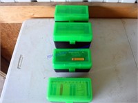 MTM case-gard  R– 50 ammo boxes 4 total