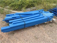 Group of Blue Plastic 2x4 Boards
