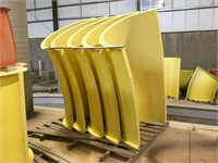 Yellow Fiberglass Water Slide Components