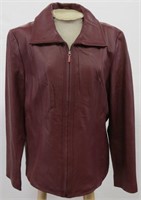 Kenneth Cole Reaction LEATHER Zip Jacket