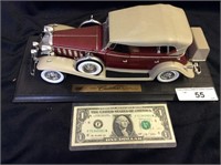 Collectors Anson 1932 Cadillac Sport Phaeton Die