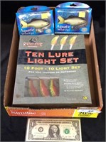 Ten lure light set and aquatic wind ups