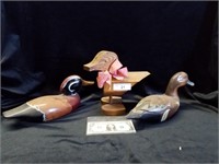 Wooden duck models