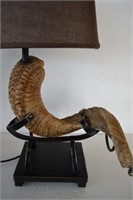 Genuine Ram's Horn Lamp