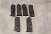 (6) M1911 Magazines, Loaded With Winchester .45 AC