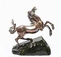 Continental, "Rearing Horse" Silver-Plate