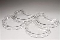 Baccarat Crystal Perfection Crescent Bone Dishes 4