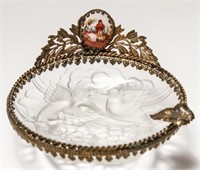Belle Epoque Crystal & Ormolu Vanity Dresser Bowl