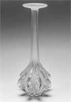 Lalique Crystal "Claude" Bud Vase