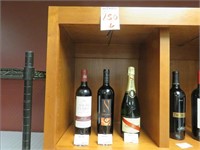 LOT, (3) BOTTLES OF ASSORTED WINES ON THIS SHELF