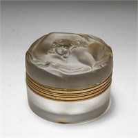 Lalique Crystal "Daphne" Dresser / Vanity Box
