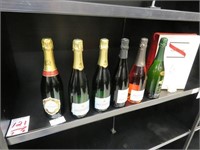 LOT, (7) BOTTLES OF ASSORTED CHAMPAGNES