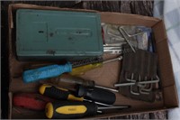 Drill index, screwdrivers, allan wrenches