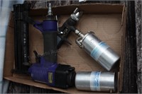 Pnumatic Stapler & Paint Gun w/ extra canister