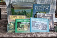 John Deere tin tub & Books