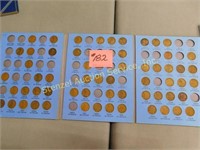 (59) Wheat Cents in Partial 1909 to 1940 No1.