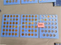 (48) Wheats, (8) Memorial Lincoln Cents in Partial