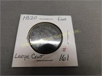 1820 Large Cent - Fine
