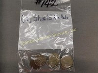 (10) Shield Nickels