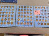 (51) Wheats, (20) Memorial Lincoln Cents in