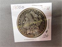 1900o Morgan Silver Dollar - VF20