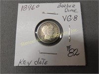1896o Barber Dime - VG8 - Key Date