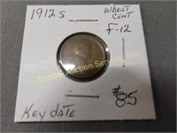 1912s Lincoln Wheat Cent - F12 Key Date