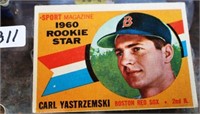 1960 ROOKIE STAR CARL YASTRZEMSKI