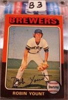 1975 ROBIN YOUNT ROOKIE CARD