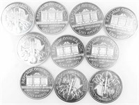 Coin 10 Australian Philharmonic 1 Oz. .999 Silver